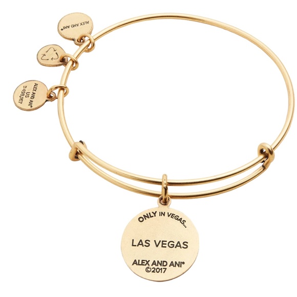 Alex and Ani Las Vegas Charm Bangle - Picture 3 of 3